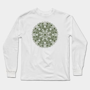 Mandala (green) Long Sleeve T-Shirt